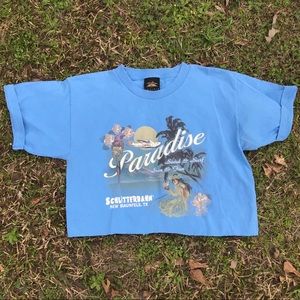 Vintage Beach Crop Top